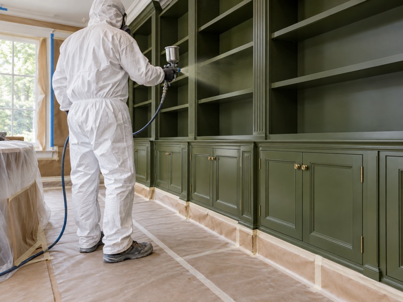 Sprayed built-ins
