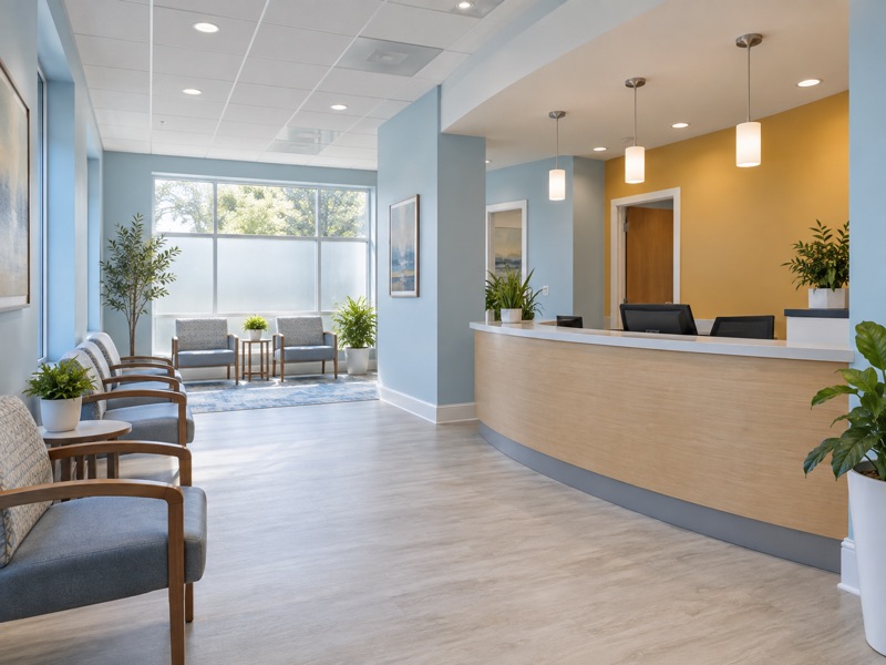 Welcoming reception spaces