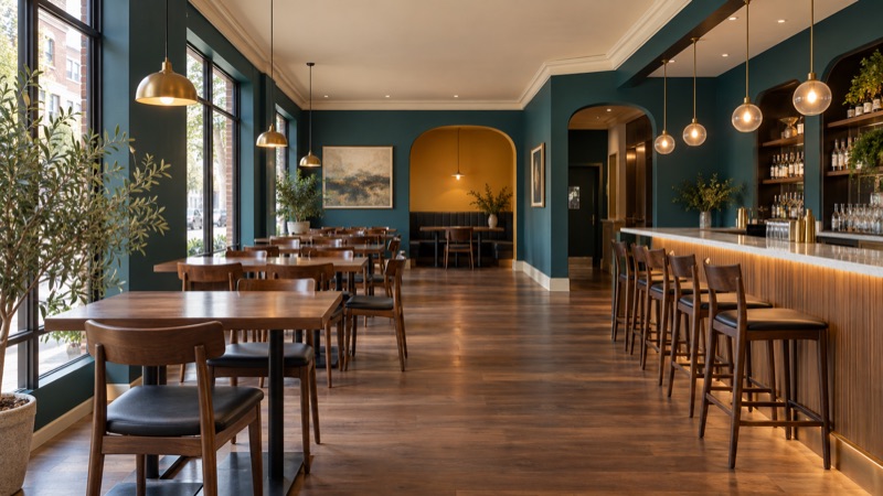 Restaurant interiors
